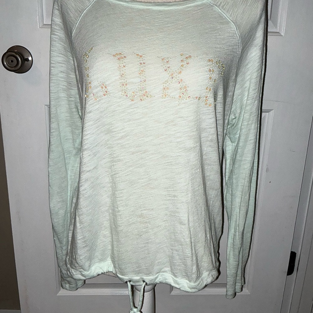 Juicy Couture Light Green Drawstring T-Shirt